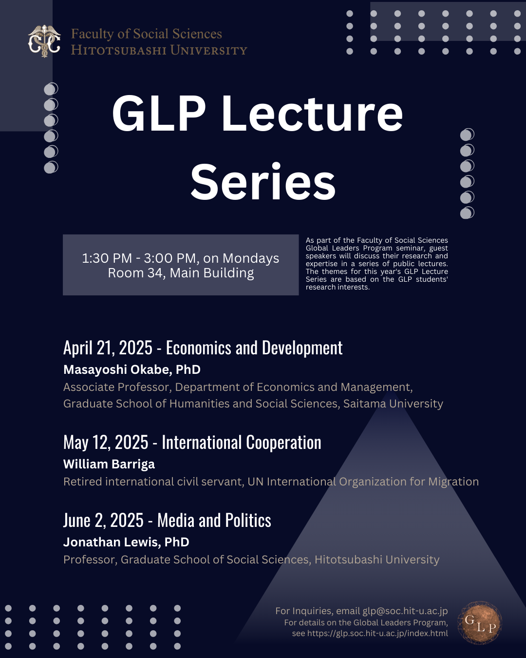 2025 GLP Lecture Series