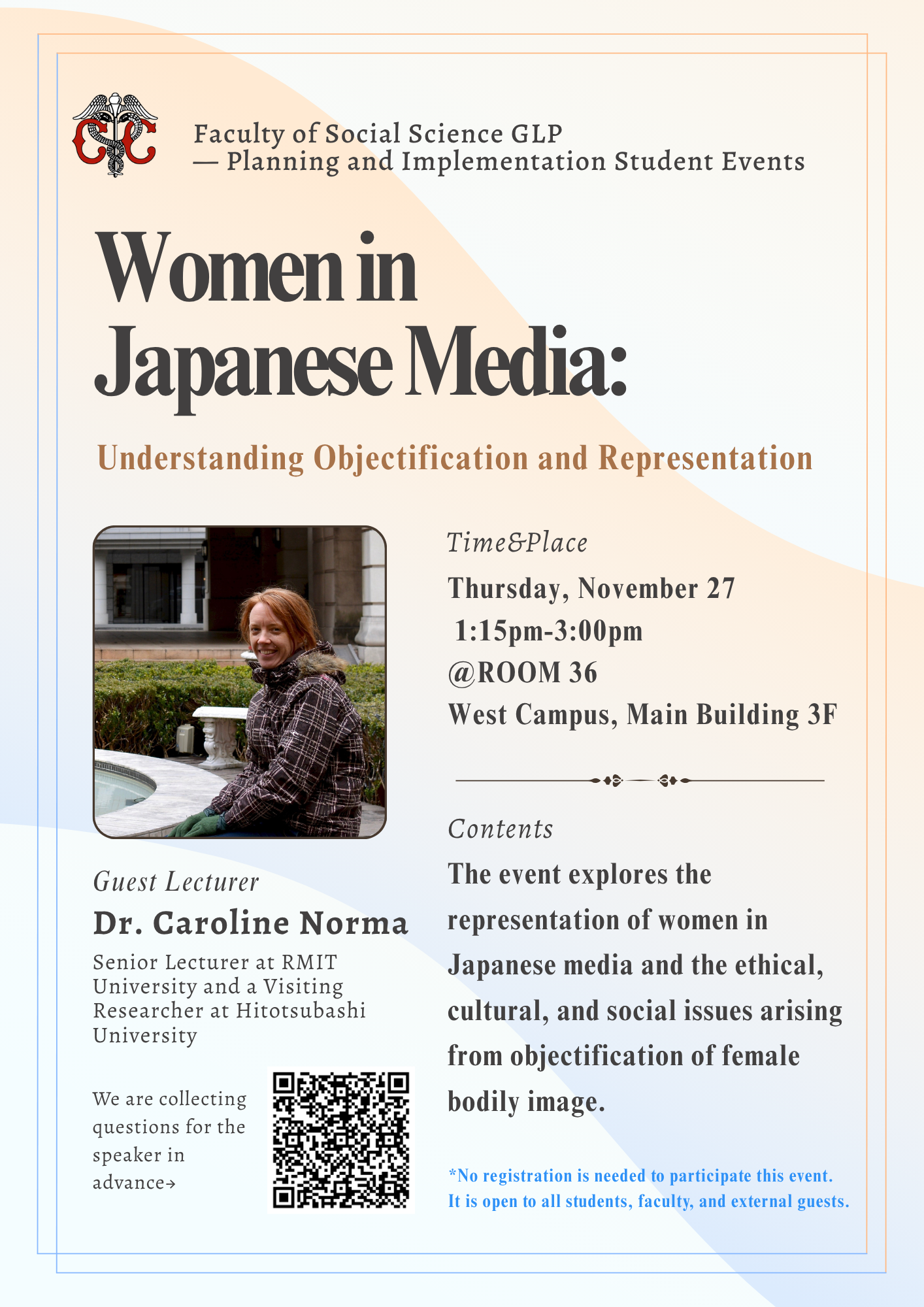 【Nov.27】Analyzing the Representation of Women in Japanese Media